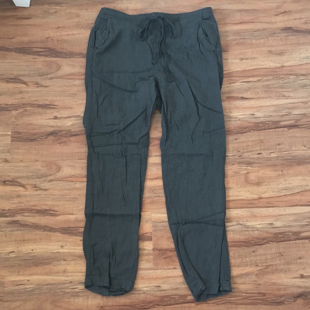 Drawstring Linen Pants